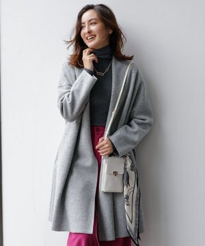 コンプレストパイル コーディガン