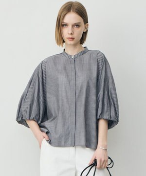  ソフトコットンローン シャツブラウス