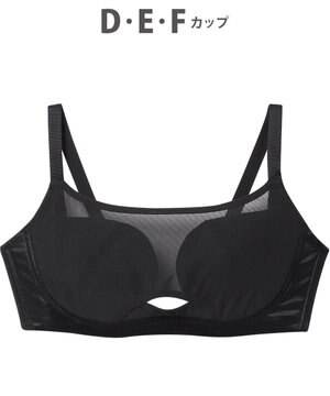  ノンワイヤーブラ 【小さく見せるブラ】 高さをおさえてコンパクトに バスト位置アップ 脇すっきり Hカップまで対応 大きいサイズ レディース BMM122 /ワコール