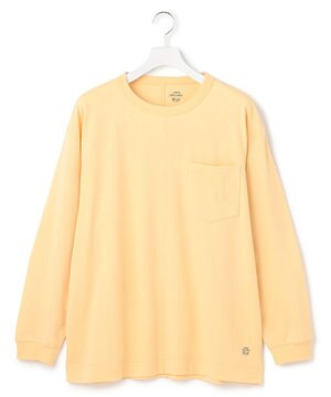  【UNISEX】ポケット付き ロングスリーブTシャツ
