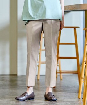  【洗える・撥水・防汚】コットンFITTYシャーク テーパード パンツ