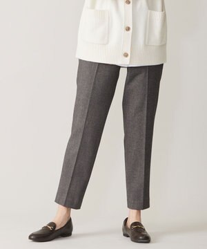  【洗える】チェルビック テーパード パンツ