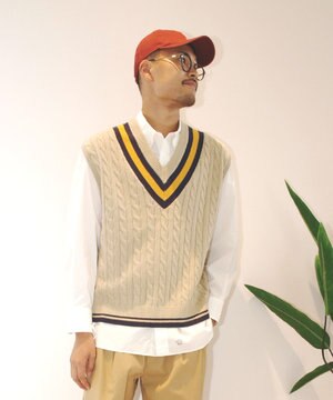  【UNISEX】チルデン ニットベスト