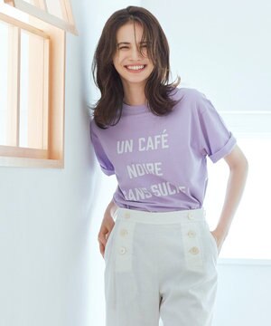  【SLOW/洗える】ロゴ Tシャツ