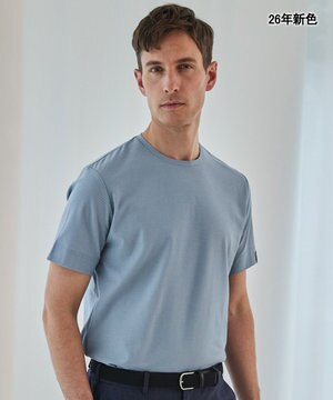  キングサイズ登場【サラサラ/高通気】仕事で着られる 鹿の子 BIZ Tシャツ