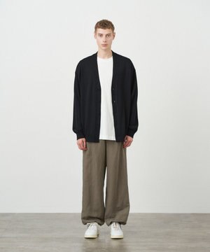  NIDOM SILK LINEN | オーバーパンツ - UNISEX