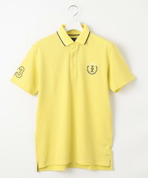  【MEN】ナンバリングカノコ半袖ポロシャツ