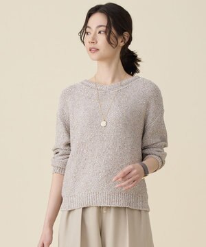  ラメノットスパングル ニット