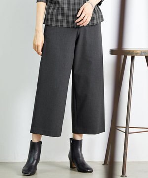  【洗える】アルガンシルク ワイドパンツ