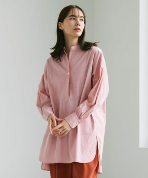 【ANSWER for ヘルシーカジュアル】バックオープンシャツ