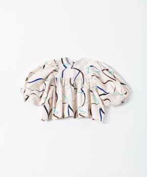  CUT RIBBON PUFF SLEEVES/カットリボンパフスリーブ
