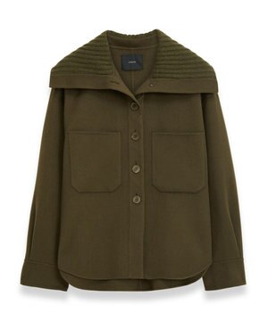  ライトダブルフェイス　シャツジャケット