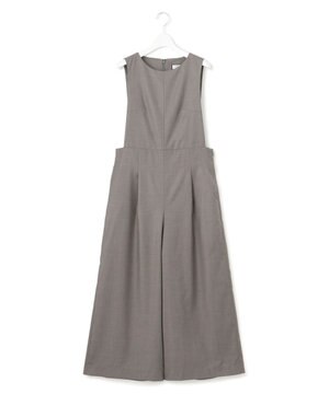  【WOMEN】ポリエステルレーヨンツイル オールインワン