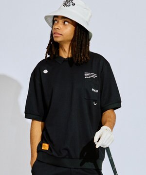 【GOLF OUT掲載アイテム】【MEN】ワッフルポロ ゴルフ