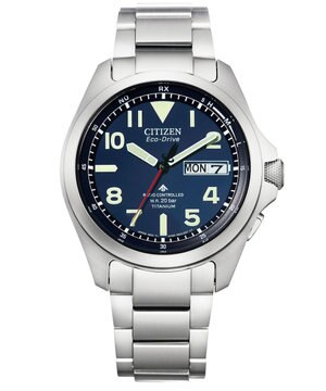  【電池交換不要 デイ&デイト電波時計】視認性・耐久性を備えたエコ・ドライブ電波時計 LANDシリーズ