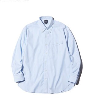  【J.PRESS ORIGINALS】【UNISEX】Pin Oxford B.D. Shirt / Baggy-Fit