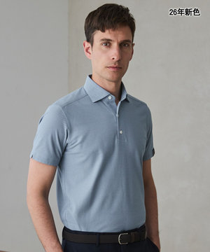 3年連続売上NO1/キングサイズ登場【仕事で着られる】キレイめ 鹿の子 BIZ ポロシャツ