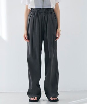 【洗える・CLUEL 5月号掲載】MALLOW / コットンイージーワイドパンツ