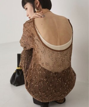  【ANGIE VINTAGE】メッシュワンピース