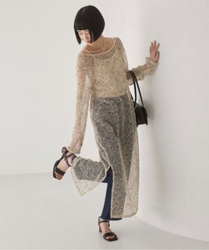  【ANGIE VINTAGE】メッシュワンピース