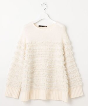  【PREMIUM KNIT COLLECTION】スパンコールコンビ ニット