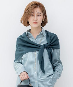  ウーステッドウール トライアングル ストール