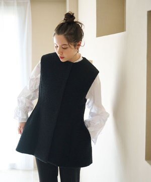  ポッテリ―シルエットジレ