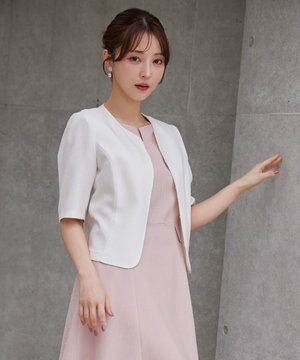 【洗える・消臭】BRIGHT LUMINOUS 半袖ジャケット