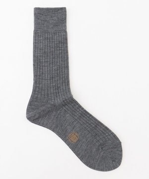  【カジュアル】ウールリブソックス