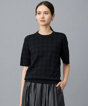  ジオメトリックアセテート プルオーバー