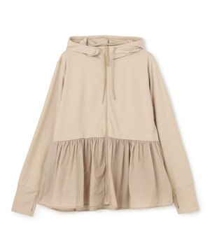 【VERY掲載】ラッシュガード ペプラムフーディ