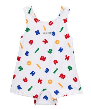  【ミキハウス】【70-100cm】グレコ水着