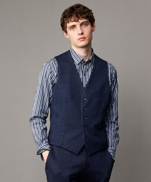  【キングサイズ・ストレッチ/多機能】ツィーディジャージ ベスト