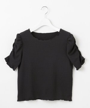 【洗える】レーシージャガード カットソー