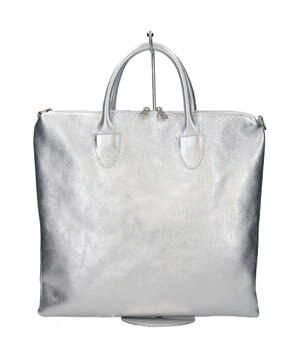  【ANDREA CARDONE】レザーハンドルファスナー付きバッグ