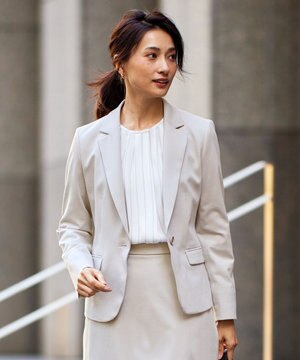  【好評につき追加生産/洗える】WASHABLEPONTE テーラードジャケット