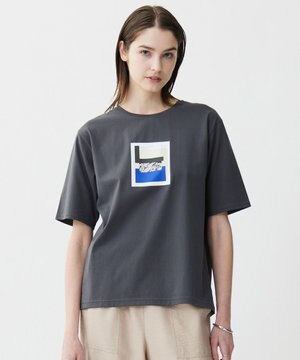  【新色追加・接触冷感・UVケア・洗える】 ロゴTEE