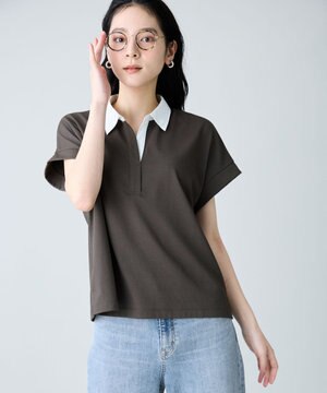 マルチファンクション襟付きプルオーバー