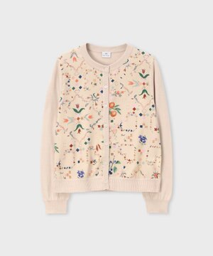  Keepsake プリントコンビ カーディガン