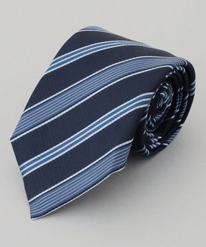  【日本製】シルク ネクタイ_ストライプ