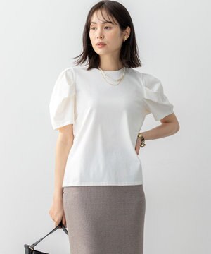 GIZAコットンタックスリーブ Tシャツ