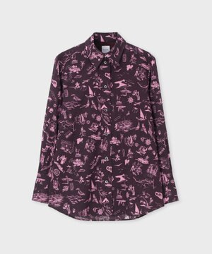  Travel Stories プリント シャツ