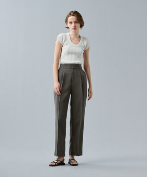 【UVカット・接触冷感】ウォッシャブルドライサップ スリットパンツ