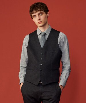  【ストレッチ/多機能】ツィーディジャージ ベスト