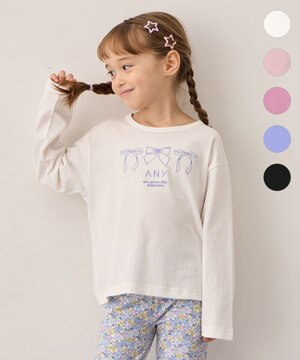  【Good Price】 ANY刺繍 長袖Tシャツ