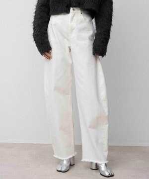 【×NAVE】SERGE de bleu × NAVE カーブワイドデニム