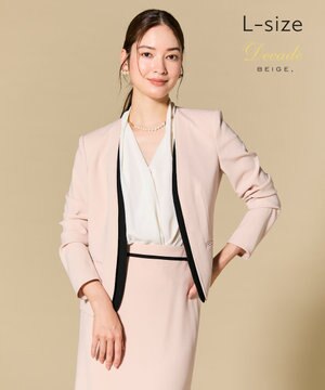  【Lsize・セットアップ対応】CINDY / ダブルカラージャケット