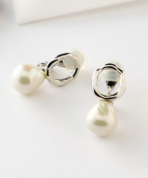 【好評につき追加生産】バロック パール イヤリング