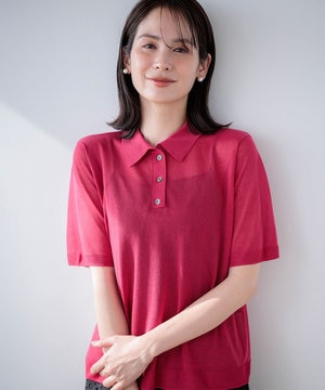 シアーポロ ニット