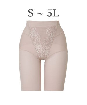  【BRADELIS NewYork peace】綿混ストレッチハイブリッドガードル25 クロッチ付きで1枚履き可能な補整ガードル 消臭機能付き ブラデリス